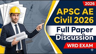 APSC Assistant Engineer (Water Resource) 2026– Full Paper Explanation & Solutions#missionapsaeje