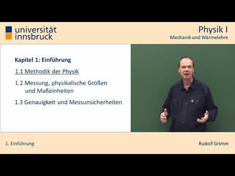 1.1 Methodik der Physik | Vorlesung Physik I