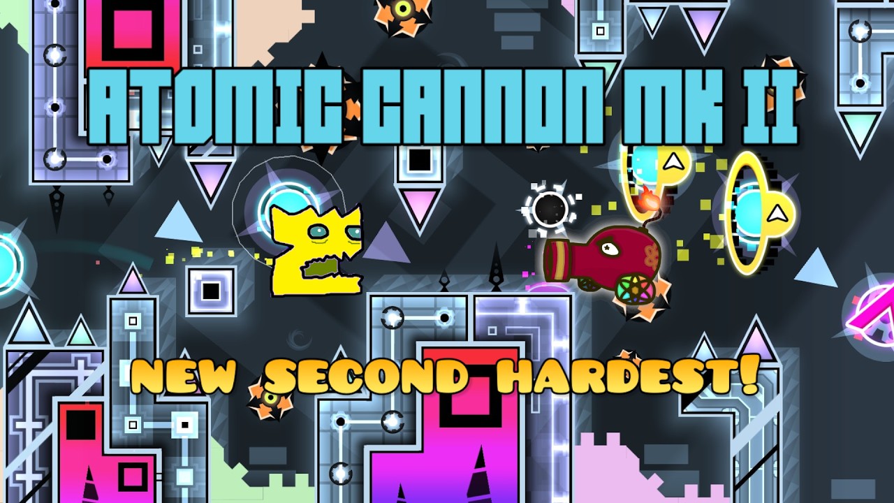Atomic Cannon Mk II 75% + 30-90%  + 48-100% (2nd Hardest) (Extreme Demon) | Geometry Dash [Stream 6]