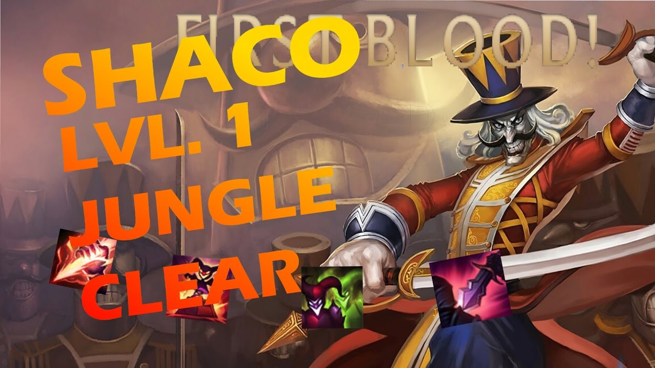 How To Clear The Jungle Level 1 With Shaco (Invade) Season 7 League Of ...