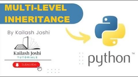 Multilevel Inheritance in Python | Python Inheritance | Python Tutorials for Beginners in Hindi #72
