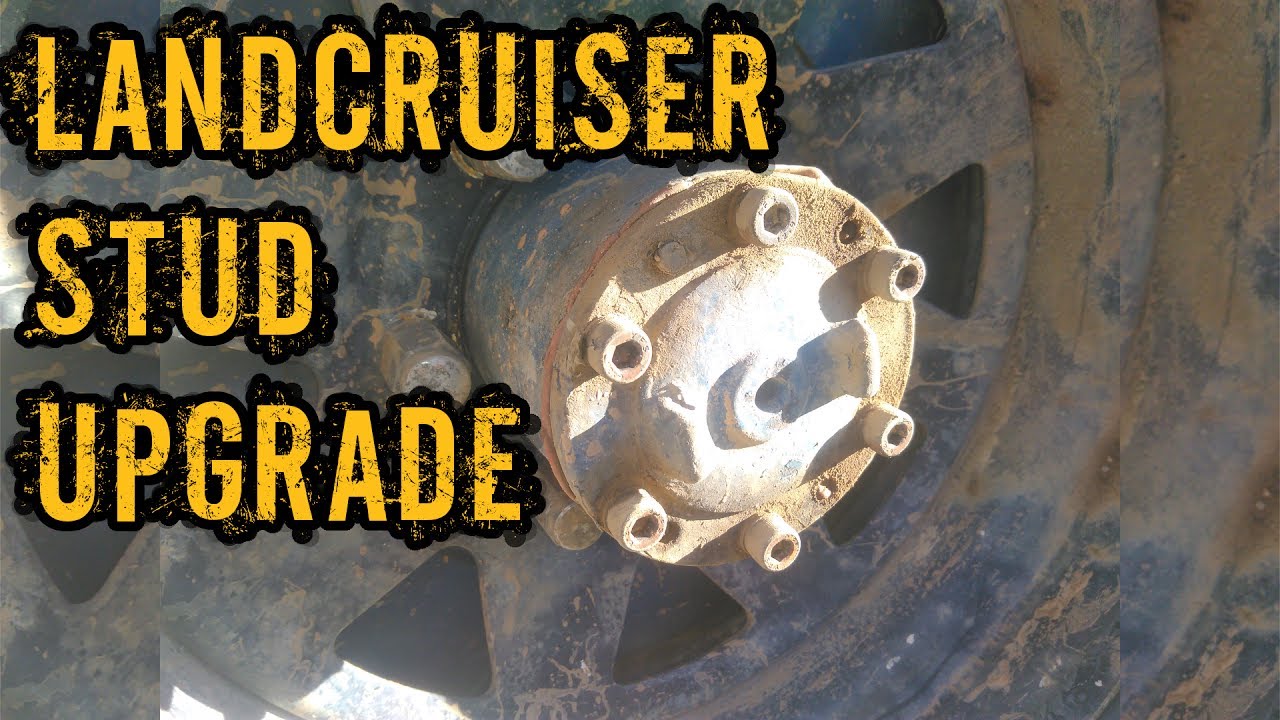 Toyota Landcruiser Rear Axle Stud Upgrade YouTube