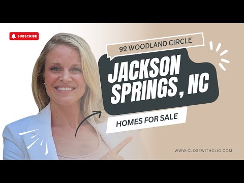 92 Woodland Circle, Jackson Springs, NC home video tour