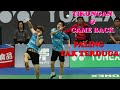 Kevin / Gideon Hampir Kalah Tapi..?  Moment Come Back Terbaik Pemain Badminton Indonesia