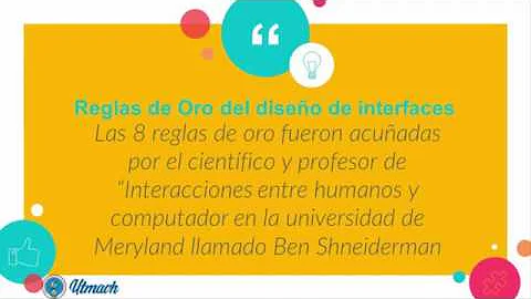 ¿Quién propuso las 8 reglas de oro del diseño de interfaces de usuario?