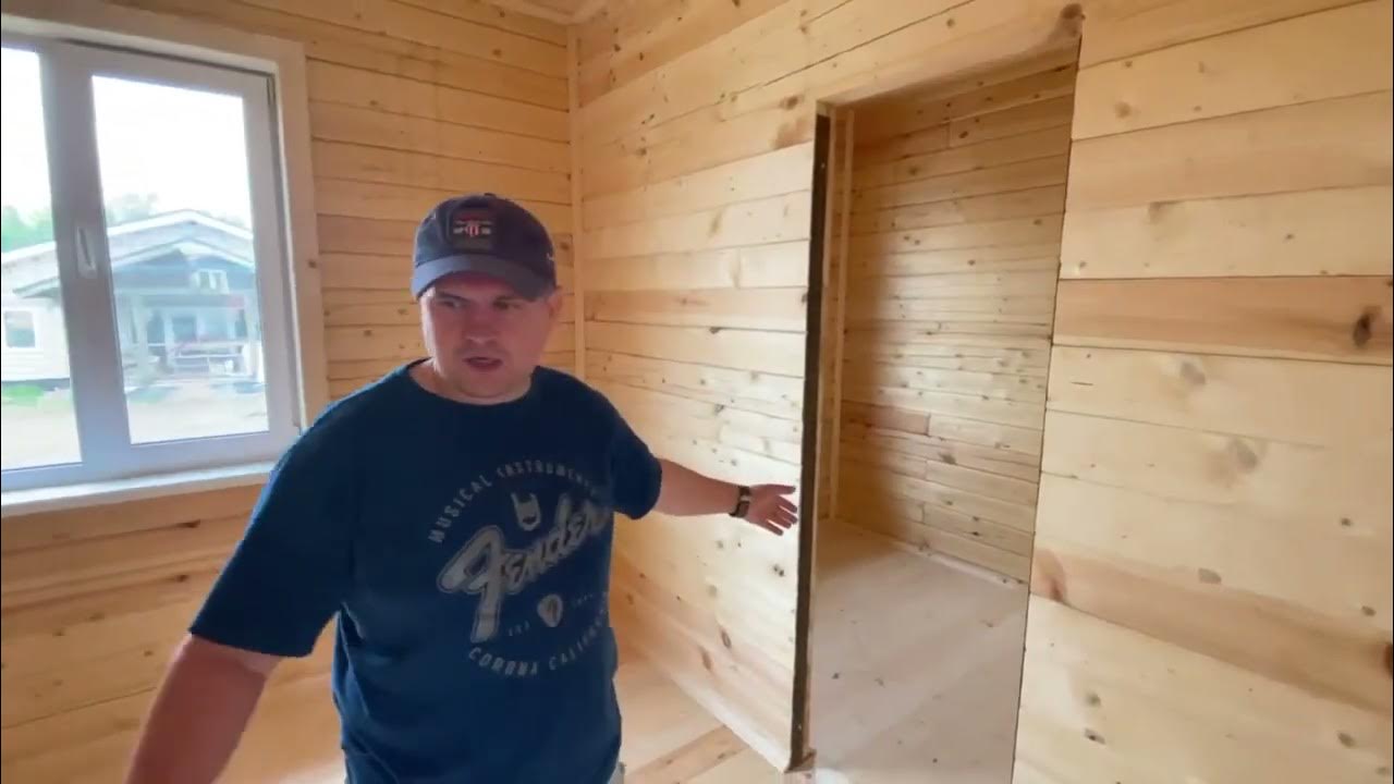 Дом из бруса 9х8: Тульская область, Ясногорский район, посёлок Теляково ОрловСтр