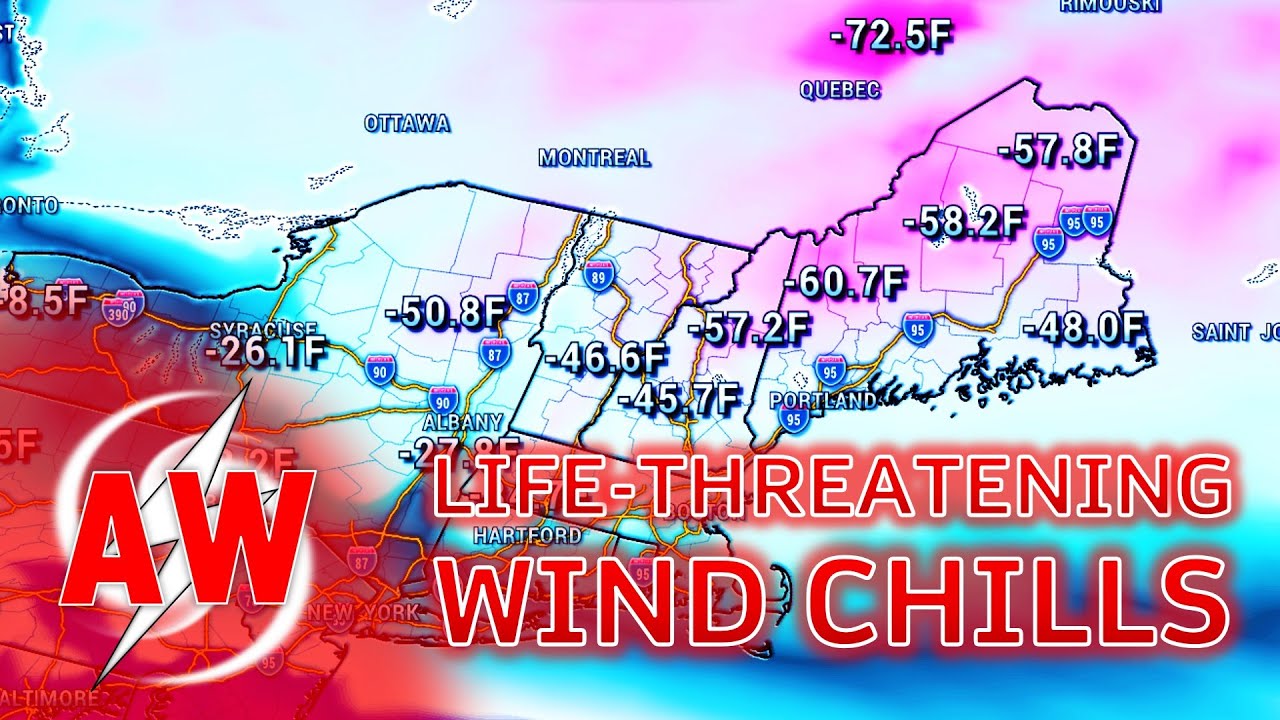 Life-Threatening Cold and Snow Squalls to Batter the Northeast - YouTube