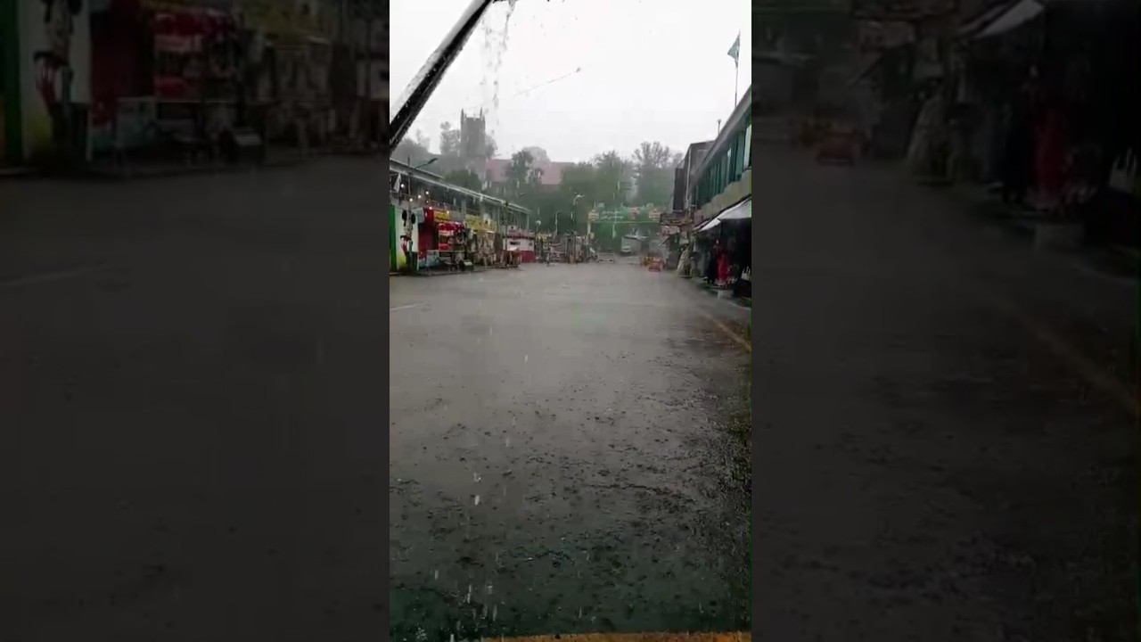 full heavy rain in murree 🌧️🌧️🌧️