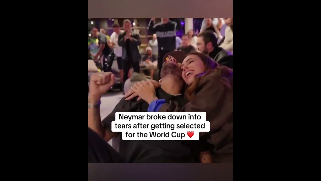This moment meant so much to Neymar 🥹 (via Neymar/YT)
