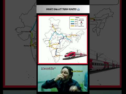 India S Bullet Train Routes 2025 Future High Speed Rail Network Connecting The Nation Shorts 