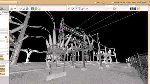 3D Laser Scan and Model - Electrical Substation