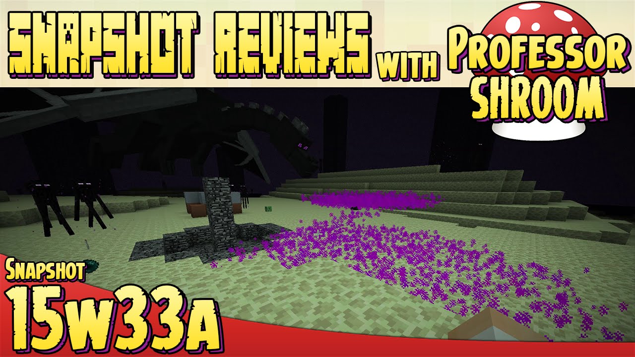 Minecraft 15w33a Review (1.9) Snapshot - LINEGRING POTIONS, DRAGON BREATH!