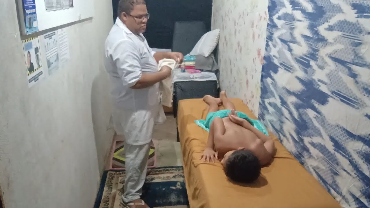 Massagem Relaxante - Desportiva | Atlética Paciente Modelo Lucas ( Infantil ) PT2