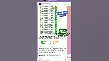 Quotex Vip Signal Free Join telegram