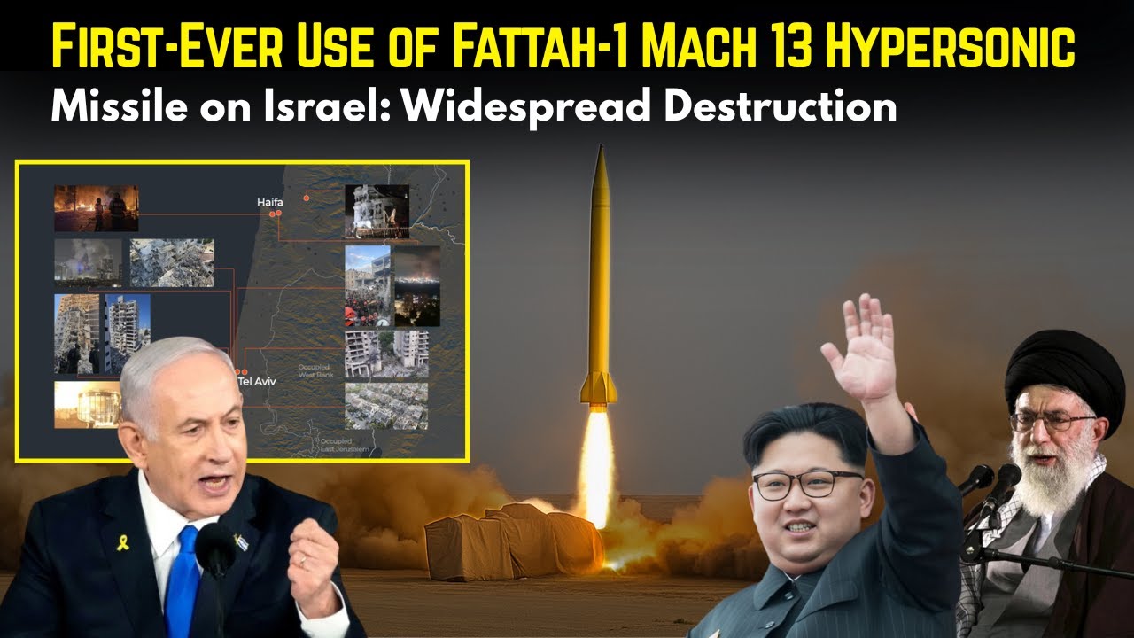 First-Ever IRAN Used of Fattah-1 Speed Mach 13 Hypersonic Missile on ...