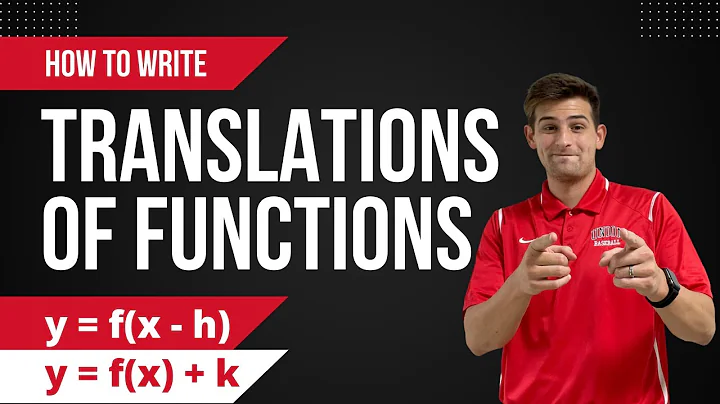 Write Translations of Linear Functions