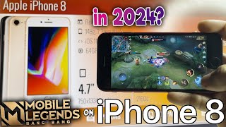 iPhone 8 in 2024? (iOS 16.7.7) || Mobile Legends: Bang Bang Game Test (MAX SETTINGS PERFORMANCE)
