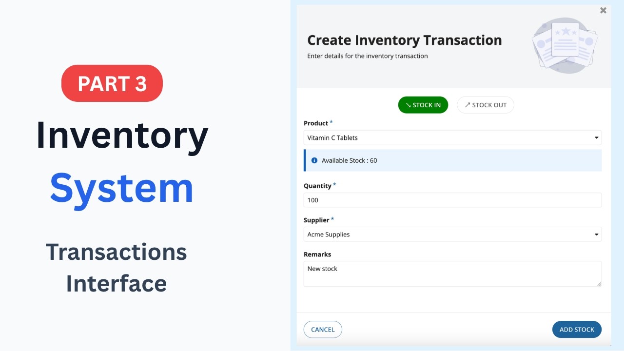 Inventory Management System in Appian | Part 3: Inventory Transaction ...