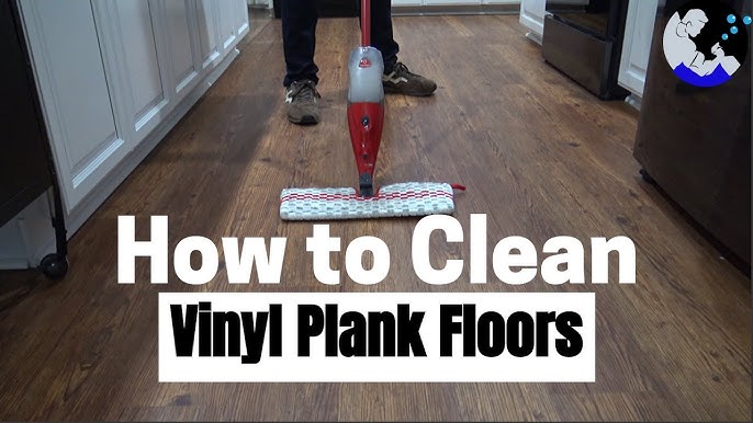 How to clean vinyl plank flooring without damaging it #flooring