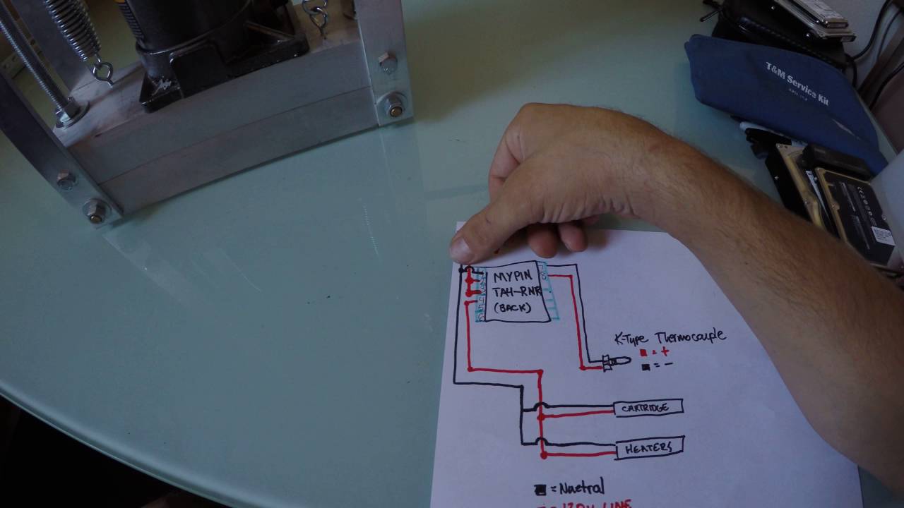 Rosin Press - Wiring W   Ta4-rnr