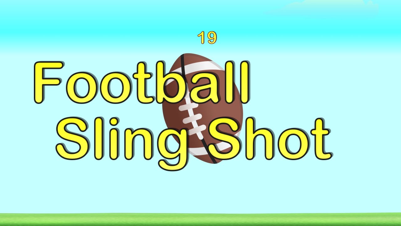 Free Game Template Football Sling Shot Football Template for