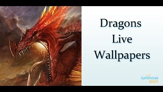 Dragons Live Wallpaper App screenshot 2