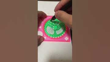 Simple Spirograph design Satisfying ASMR Video #shorts #ytshorts #spirograph #asmr #oddlysatisfying