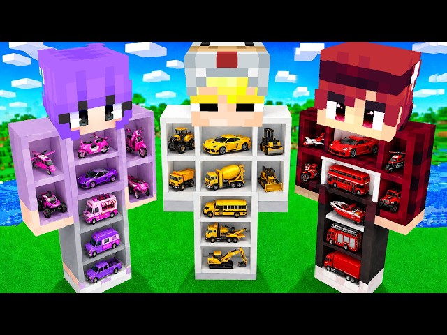 Tô Gà Thử Thách Xây Tượng Siêu Xe Trong Minecraft!