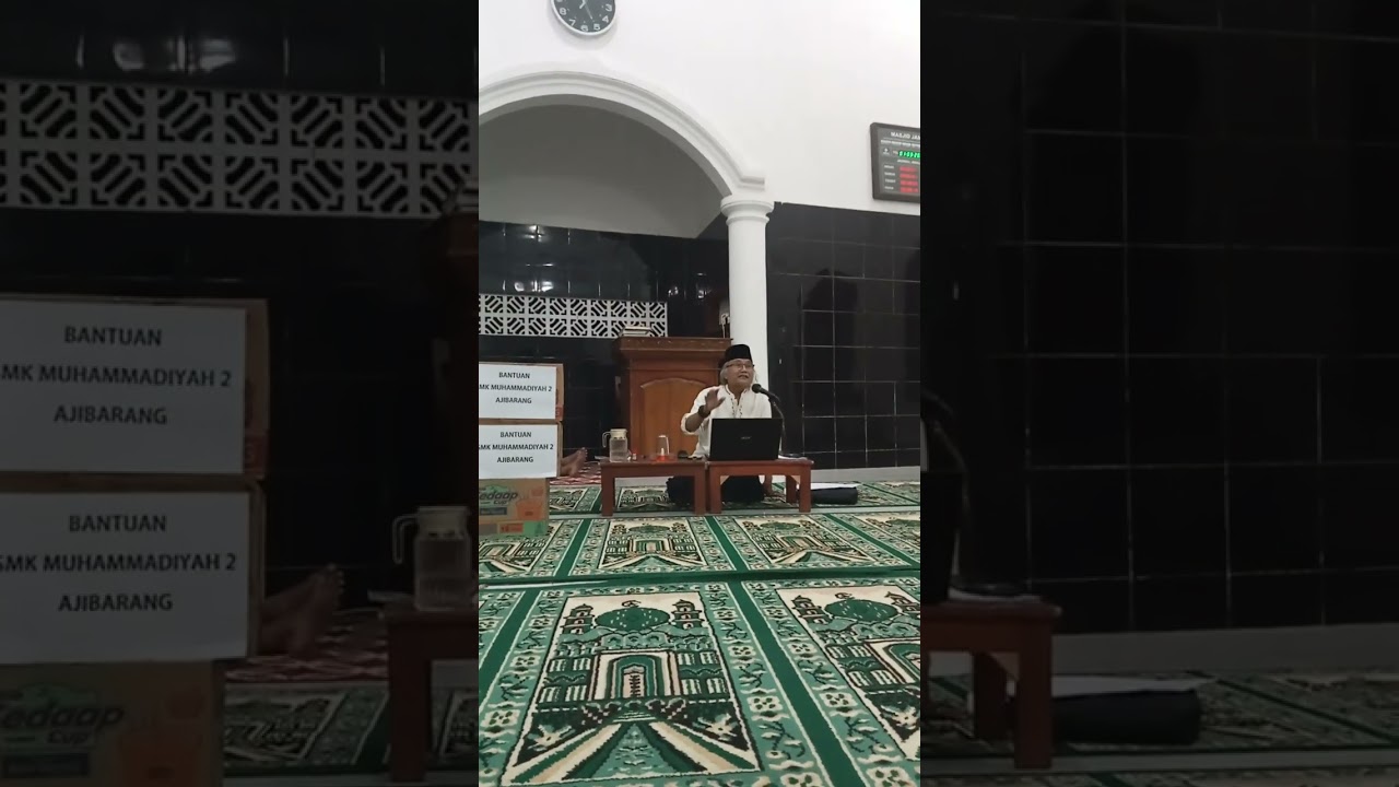 Dokumentasi kuliah subuh masjid Assalam Kracak