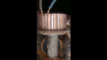 Armature commutator short circuit test.