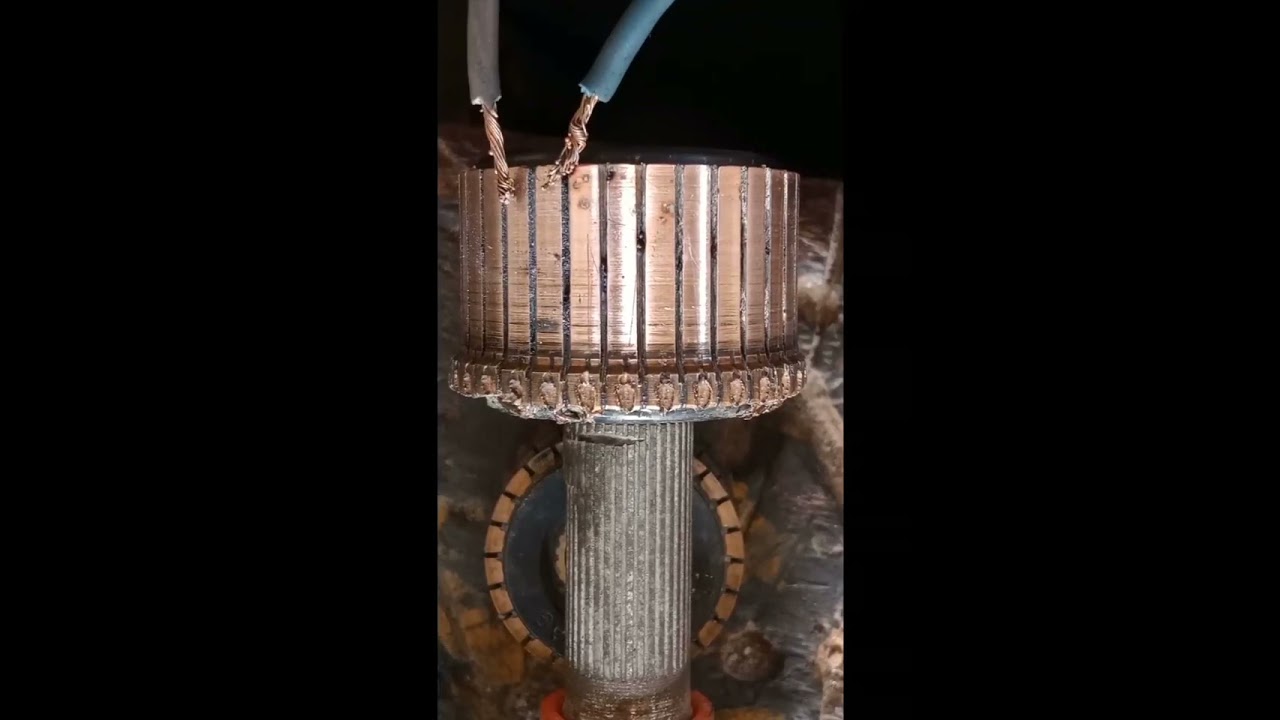 Armature commutator short circuit test 