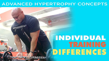 16 Top Individual Training Differences | Advanced Hypertrophy Concept and Tools | Lecture 24