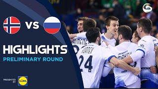 Norway vs Russia | Highlights | Preliminary Round | Men's EHF EURO 2022