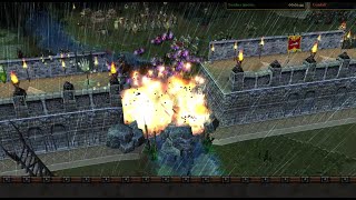 Warcraft 3 (Custom) Helm's Deep - Men rushed by Orcs {No Commentary}