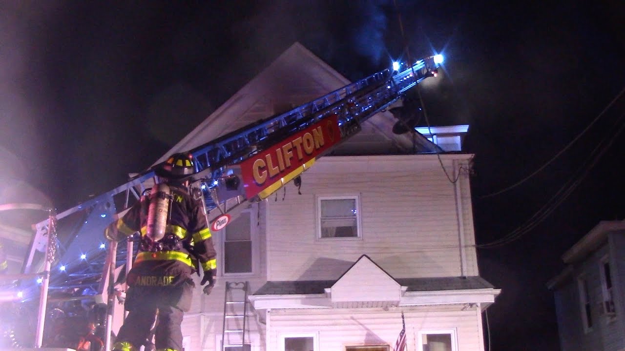Clifton Fire Department Working House Fire Hamilton Ave 3618 YouTube