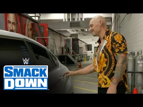 Happy Corbin gets a mysterious visitor in a limo on SmackDown