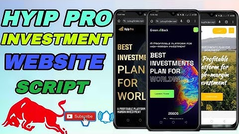 Setup Your Hyip investment Website ll Hyip pro source Code 🔥