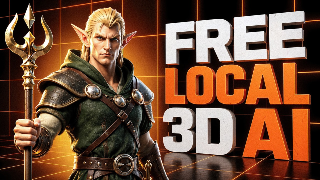 The First Open-Source 3D AI Studio Is Here — Free & Local