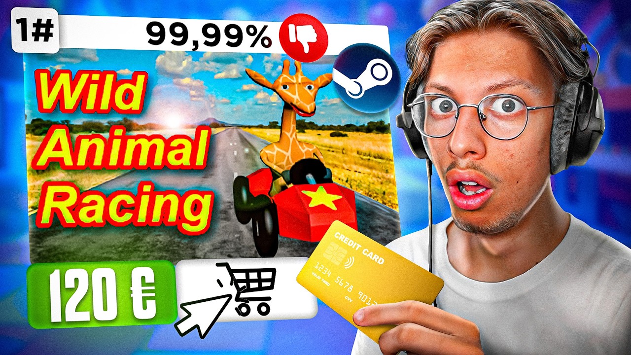 J'ai acheté TOUS les jeux les MOINS BIEN NOTÉS de Steam... (ne faites pas ça)