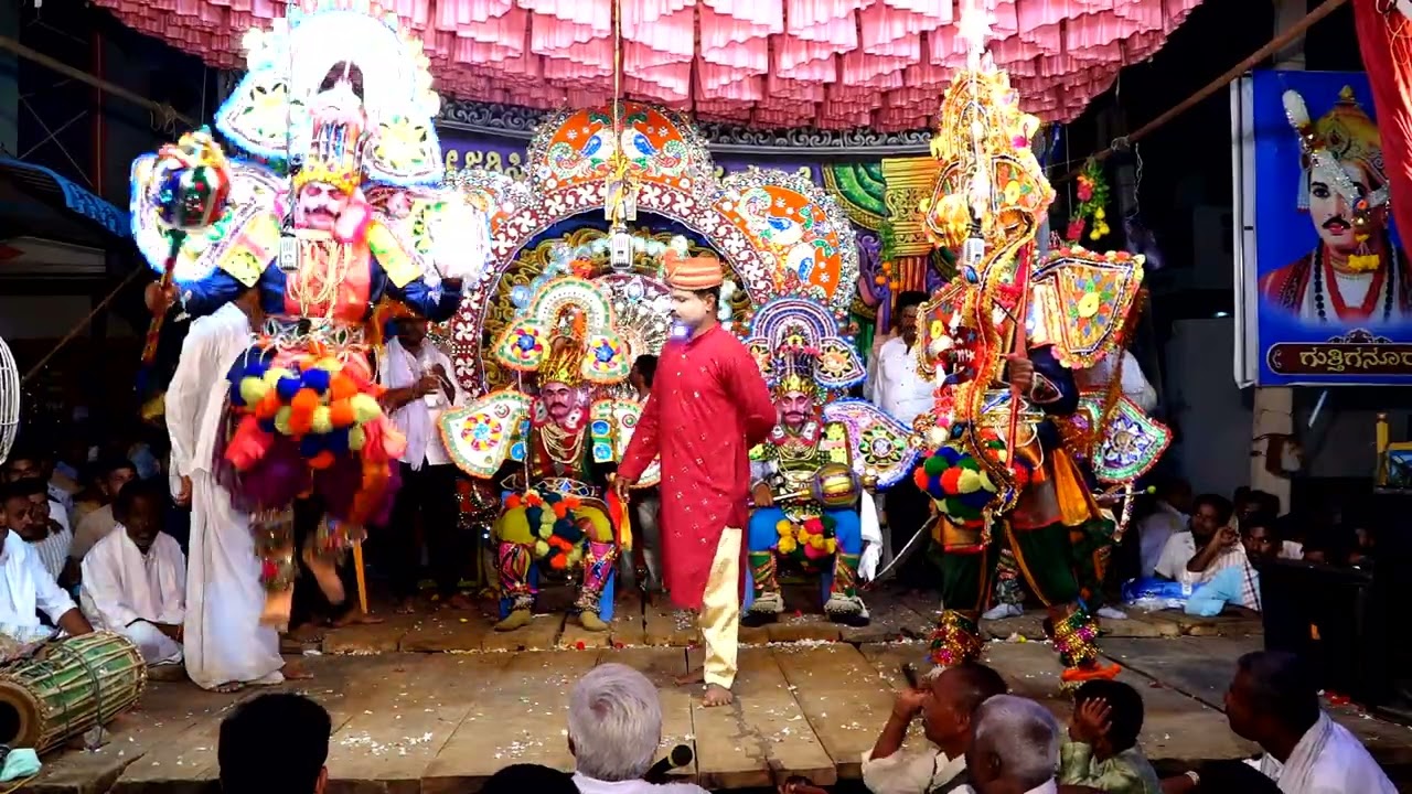 Part 4 ## ಗುತ್ತಿಗ ನೂರು ಅಭಿಮಾನ್ಯ ಕಾಳಗ ಬಾಯಲಾಟ