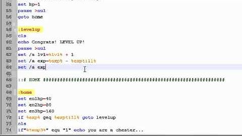 How to Make a Batch RPG| Part 3: Save [OLD]