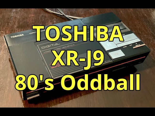 Toshiba XR-J9 CD Player - 80s Oddball - YouTube
