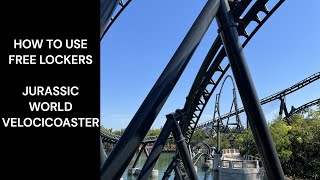 VELOCICOASTER - HOW TO USE FREE LOCKER SYSTEM! screenshot 2
