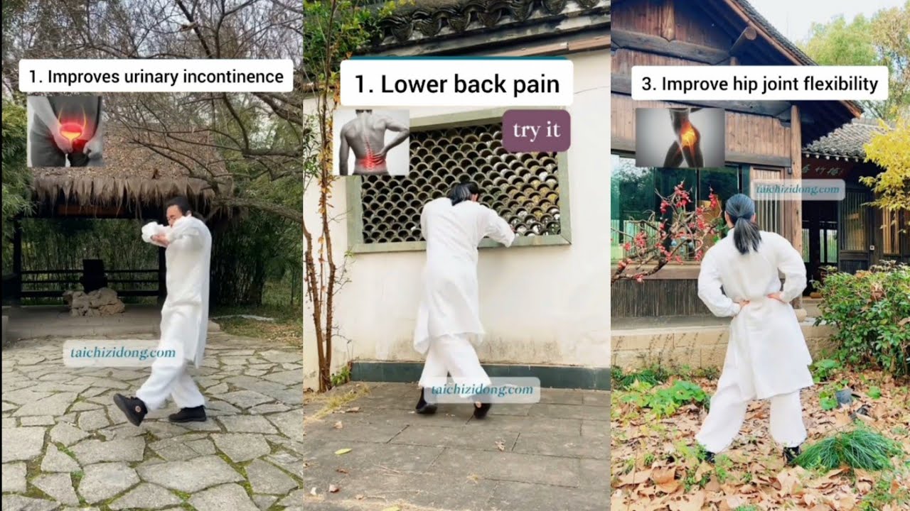 Improve hip joint flexibility | lower back pain | Tai chi exercise || Wudang Zidong