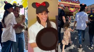 Meghan Shuts The Uk Media With Silent Visit To Disney Land With Her Family