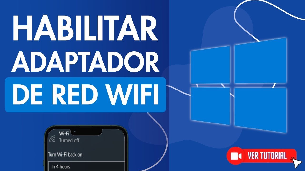 Cómo Habilitar o Activar el ADAPTADOR DE RED WIFI en Windows 10 | 📶