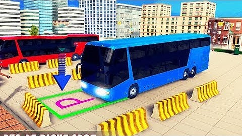 Modern Bus Drive 3D Parking - Bus Games - Gameplay