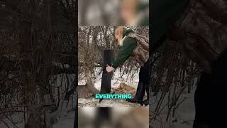 This woman found a lynx in the forest that could barely move  #trend #animals #facts