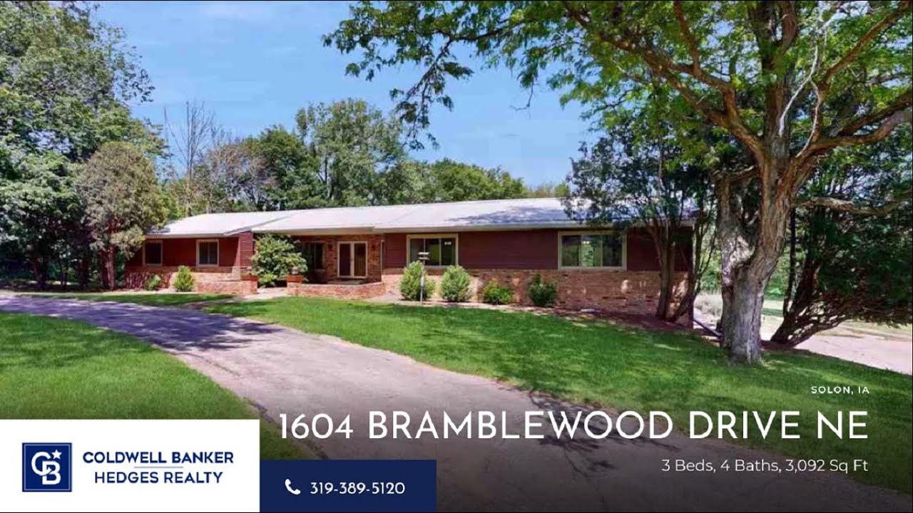 1604 BRAMBLEWOOD DRIVE NE, SOLON, IA MLS 202403156 Coldwell