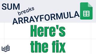 ARRAYFORMULA doesn't work with SUM, use BYROW & LAMBDA instead